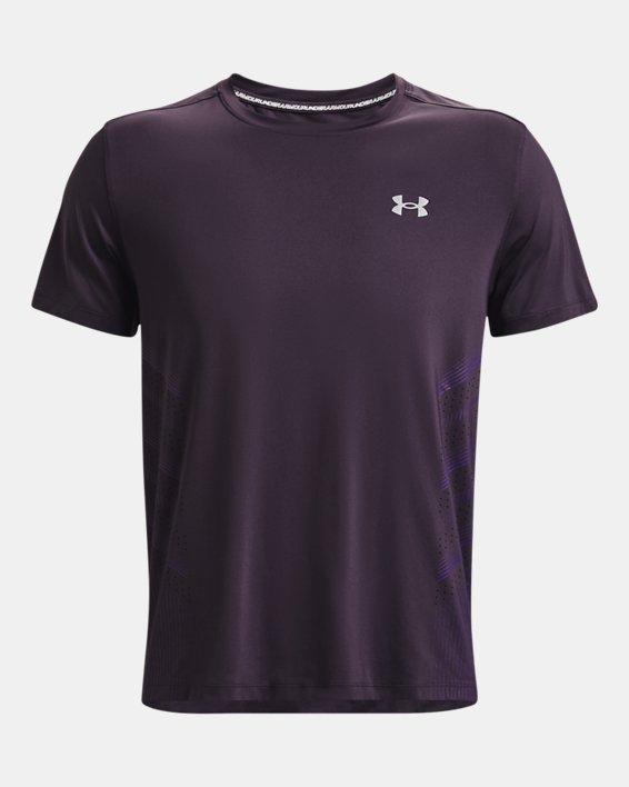 Men's UA Iso-Chill Laser Heat Short Sleeve, Purple, pdpMainDesktop image number 4